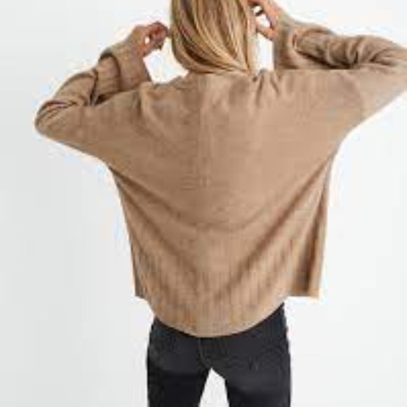 Madewell Ayres Wide-Sleeve Tan Pullover Sweater - Picture 9 of 9